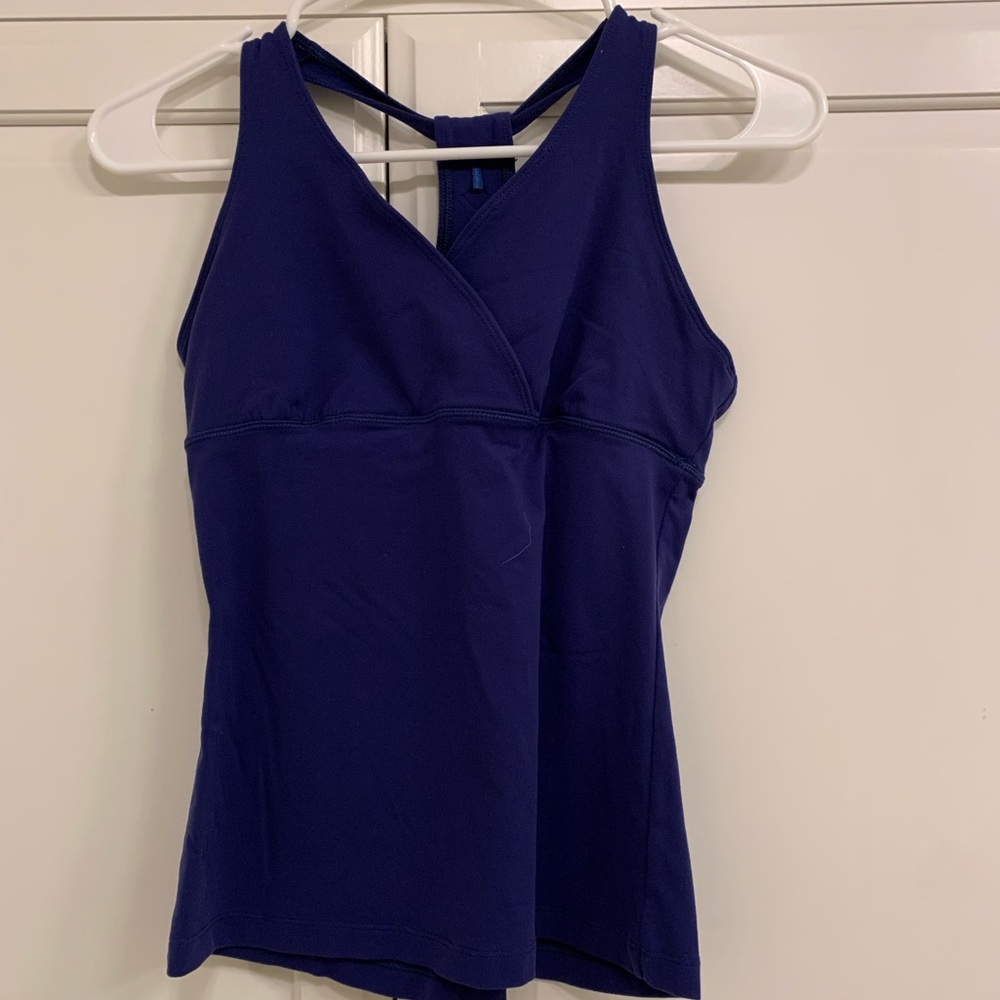Royal blue workout tank